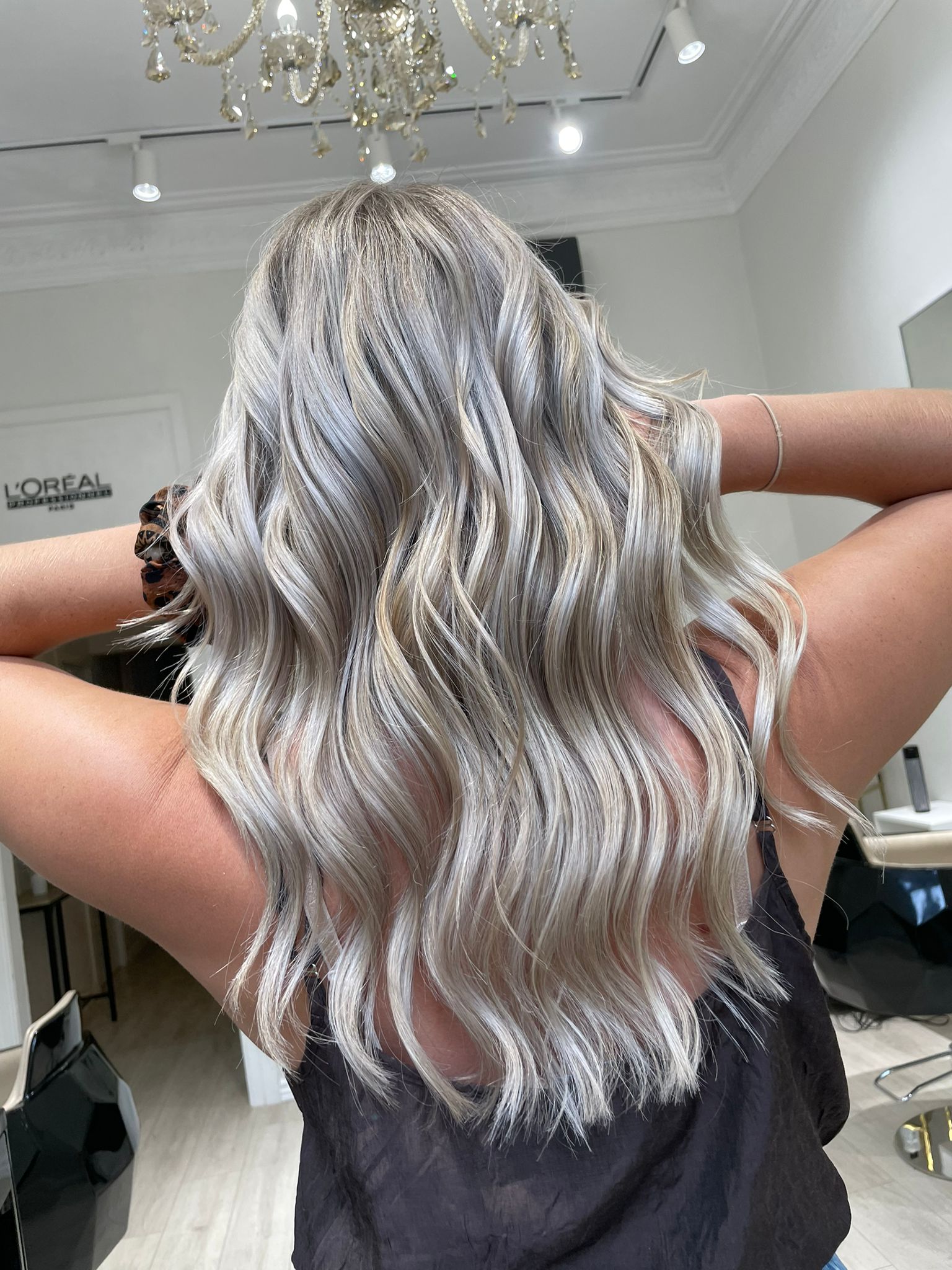 The Result of Gentle Blonde Colour Correction at Michael Stark Atelier Barcelona