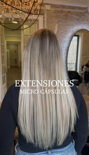 microcapsulas extensions Barcelona seamless natural look