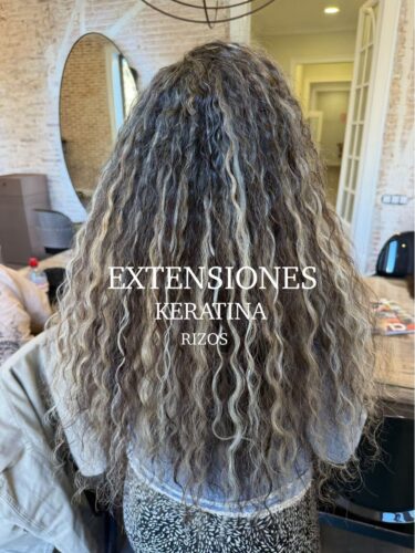 Keratin Hair extensions Barcelona